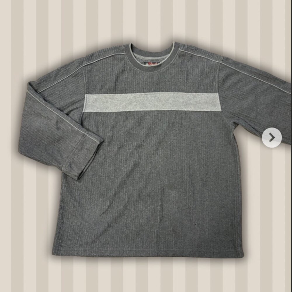 Vintage grey fleece long sleeve